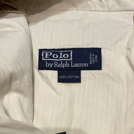 Polo Ralph Lauren Embroidered Cotton Shorts beige