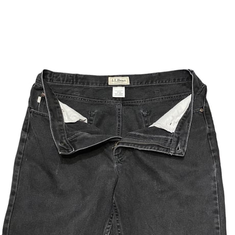 00s- L.L.Bean Black Denim Pants