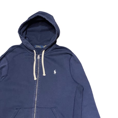 00s- Polo Ralph Lauren Zip Hoodie NAVY