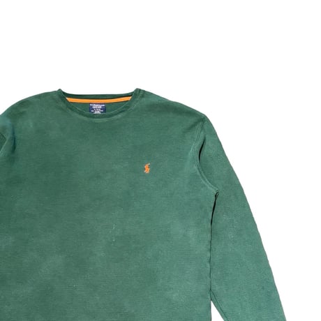 Polo Ralph Lauren Cotton Waffle Shirt GREEN