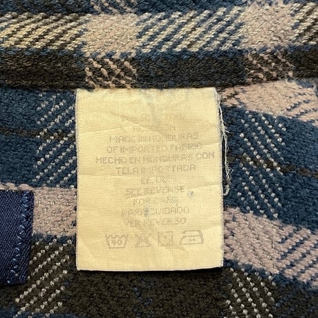 00s- FIVE BROTHER Heavyweight Flannel Shirt