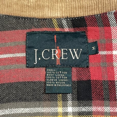 90s J.CREW Flannel Lined Field Coat