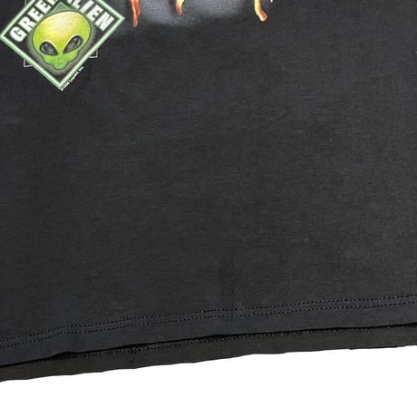 90's LOGOTEL Green Alien T-Shirt