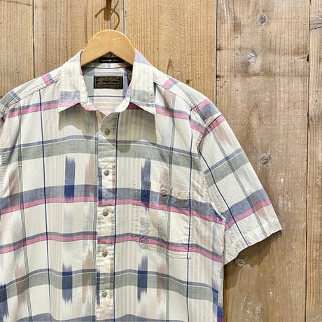 90’s Eddie Bauer Cotton Madras Shirt