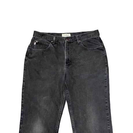 00s- L.L.Bean Black Denim Pants