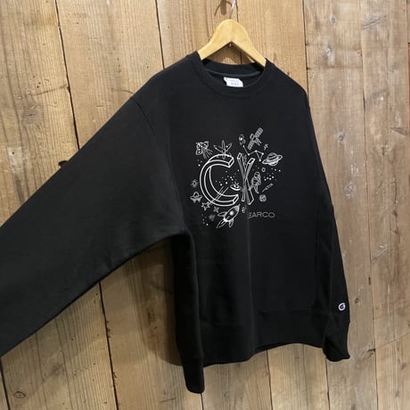 00's- Champion Reverse Weave Print Sweat Shirt