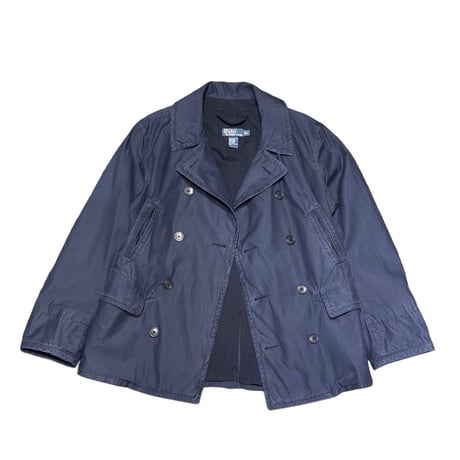 00s- Polo Ralph Lauren Cotton Poplin Pea Coat