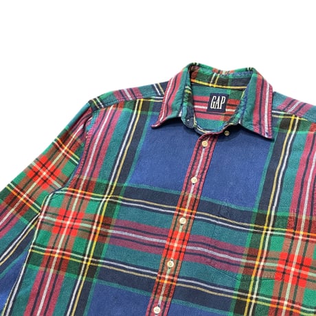 90s GAP Cotton Plaid Shirt