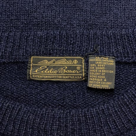 80s Eddie Bauer Wool Argyle Sweater