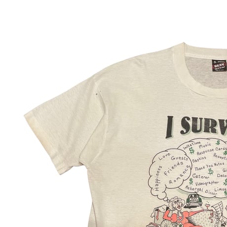 90s FRUIT OF THE LOOM Wedding T-Shirt