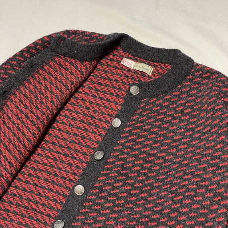 80’s L.L.Bean Bird’s Eye Cardigan