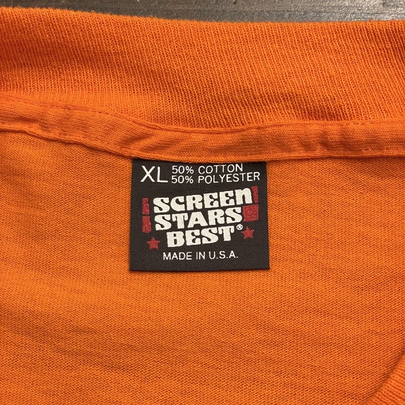 Screen Stars Tシャツ XL オレンジ