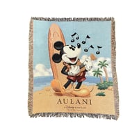AULANI DISNEY RESORT Mickey Mouse Cotton/Acrylic Blanket