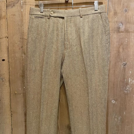 90’s~ POLO GOLF Italian Silk Blend Slacks W33