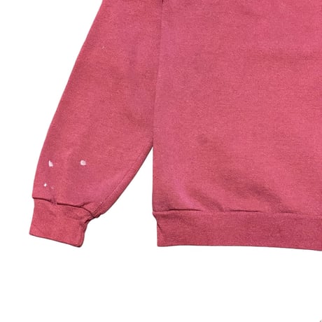 90s JERZEES Dog Print Sweat Shirt Burgundy