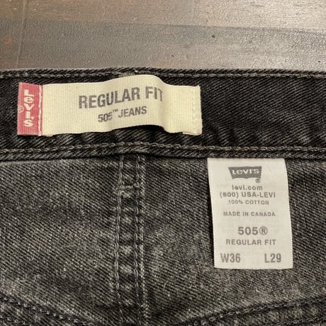 ’03 Levi’s 505 Black Jeans