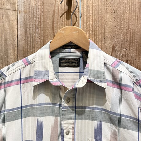 90’s Eddie Bauer Cotton Madras Shirt