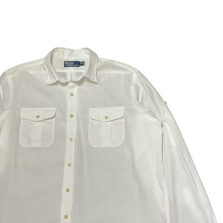 Polo Ralph Lauren Linen/Cotton Officer Shirt