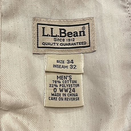 L.L.Bean Cotton/Poly Twill Slacks