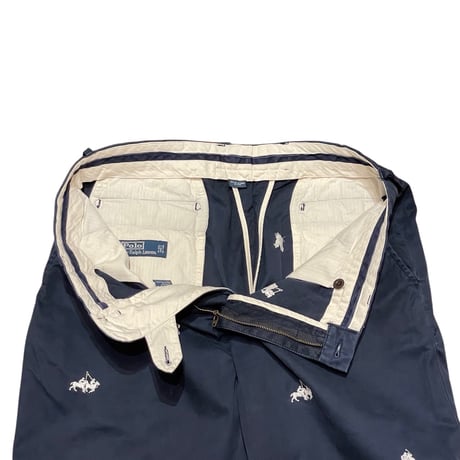 Polo Ralph Lauren Embroidered Cotton Shorts NAVY