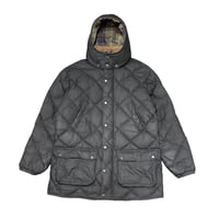 Barbour Waxed Cotton Down Jacket