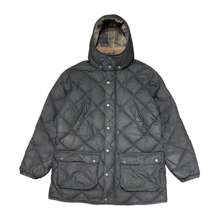 Barbour Waxed Cotton Down Jacket