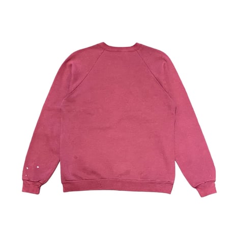 90s JERZEES Dog Print Sweat Shirt Burgundy