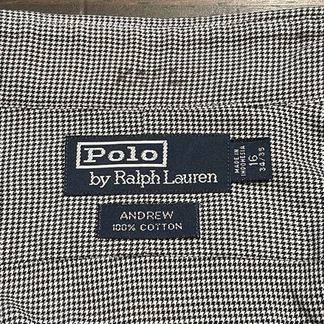 90's- Polo Ralph Lauren Andrew Cotton Shirt