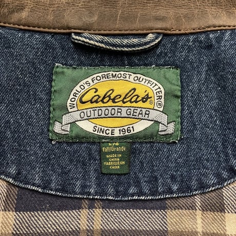00s- Cabela’s Flannel Lined Trucker Jacket