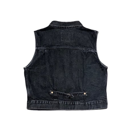 90s Levi’s 77599-0260 Black Denim Vest