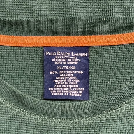 Polo Ralph Lauren Cotton Waffle Shirt GREEN