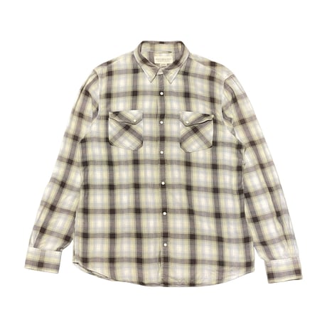 DENIM&SUPPLY Light Flannel Western Shirt