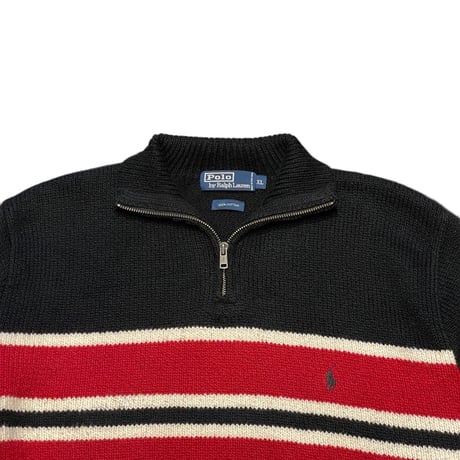 Polo Ralph Lauren Quarter Zip Cotton Sweater