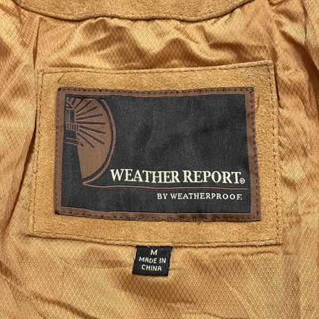 WEATHER REPORT Suede Jacket