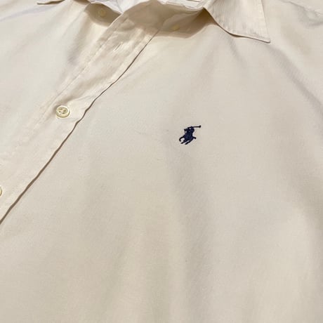 90s- Polo Ralph Lauren Silk/Cotton B.D Shirt