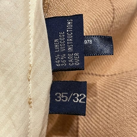90’s POLO GOLF RALPH LAUREN Linen/Viscose Slacks W36
