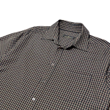90s BUGATCHI Rayon/Poly Shirt