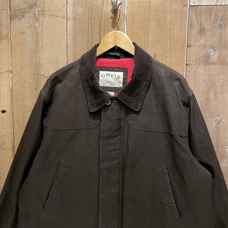 00s ORVIS Waxed Cotton Hunting Jacket