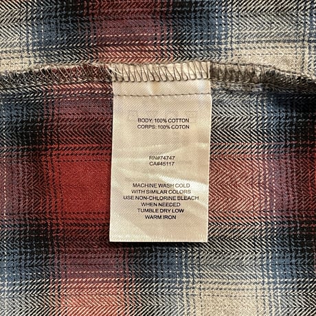 RED HEAD Cotton Flannel Western Work Shirt