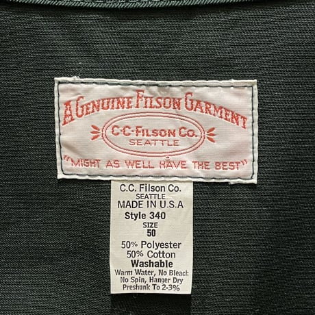FILSON Cotton/Poly Cruiser Jacket