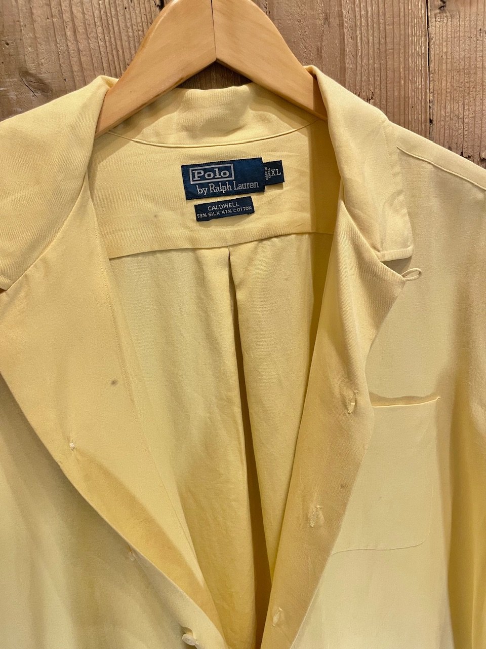 90's~ Polo Ralph Lauren “CALDWELL” Silk Cotton 90's~ Polo Ralph Lauren “CALDWELL” Silk Cotton