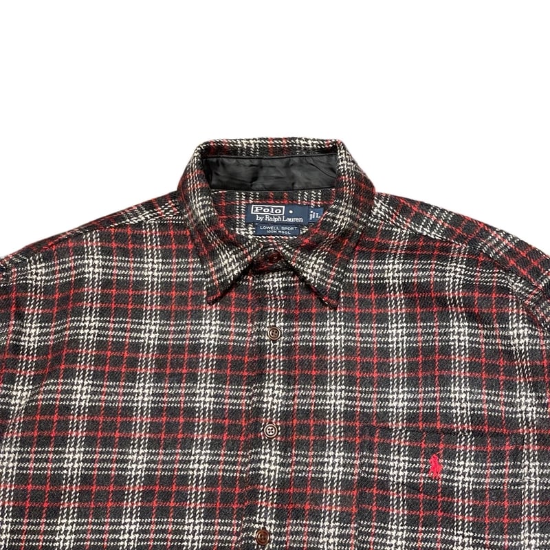90s Polo Ralph Lauren “LOWELL SPORT” Wool Shirt