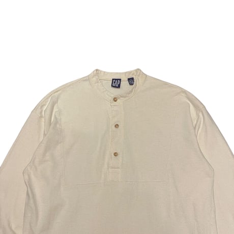 90s- GAP Henry Neck T-Shirt