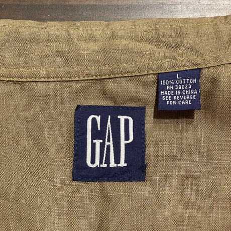 90's- GAP Linen Like Cotton Shirt