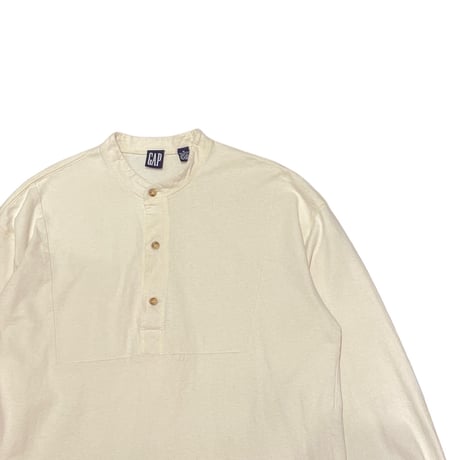 90s- GAP Henry Neck T-Shirt