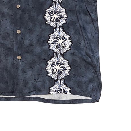 90s- Pineapple Connection All Over Print Rayon Shirt