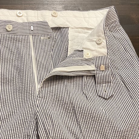 00s- Brooks Brothers Two Tuck Seersucker Slacks