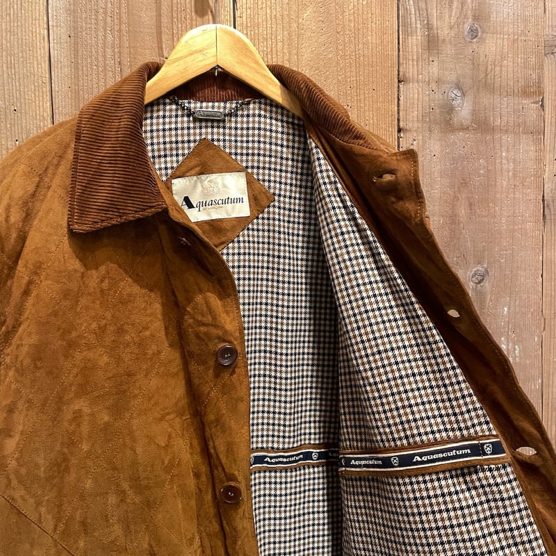 Aquascutum (M) カシミヤ アンゴラ ミンク ファー セットアップ AQUA SCUTUM - Aquascutum (M) カシミヤ アンゴラ ミンク ファー