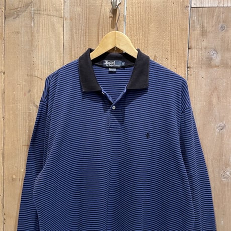 90's- Polo Ralph Lauren Striped Cotton Polo Shirt