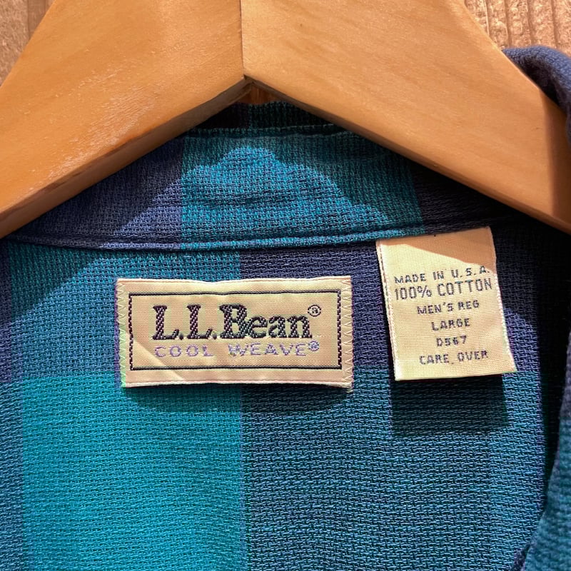 90's L.L.Bean COOL WEAVE Cotton Shirt | MWC 下北沢
